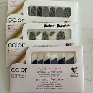 Color Street nail polish strips🌺Lot of 3